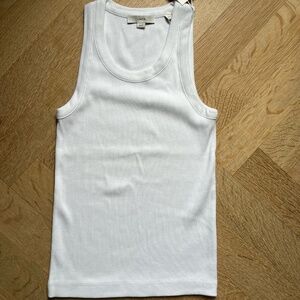 VINCE RIBBED TANK TOP NWT XS